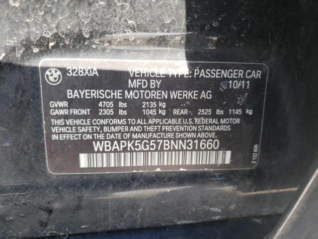 2011 BMW 328 XI SUL - WBAPK5G57BNN31660