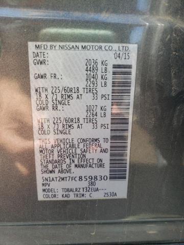 2015 NISSAN ROGUE S - 5N1AT2MT7FC859830