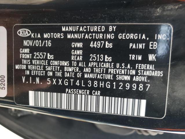 2017 KIA OPTIMA LX 5XXGT4L38HG129987