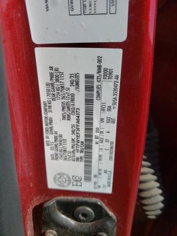 2015 FORD F150 SUPER - 1FTFW1EF3FFA64373