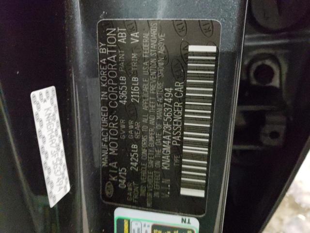 KNAGM4A73F5637494 KIA Optima Lx