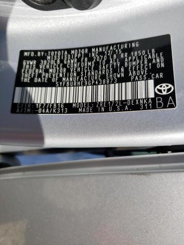 2016 TOYOTA COROLLA L 5YFBURHE9GP438873
