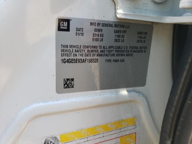 1G4GE5EV3AF198326 Buick Lacrosse C 2010. Фото: 9