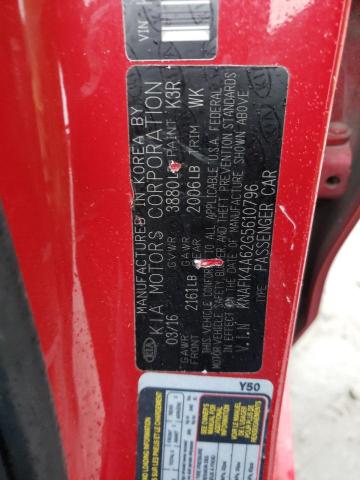 2016 KIA FORTE LX - KNAFK4A62G5610796
