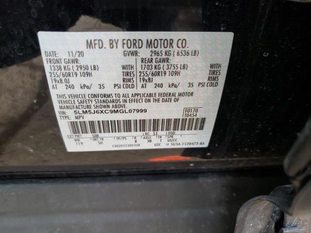 2021 LINCOLN AVIATOR 5LM5J6XC9MGL07999