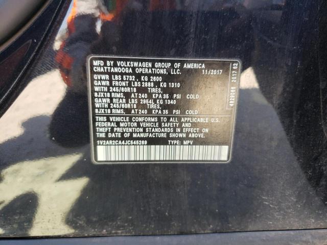 2018 VOLKSWAGEN ATLAS S 1V2AR2CA4JC545269