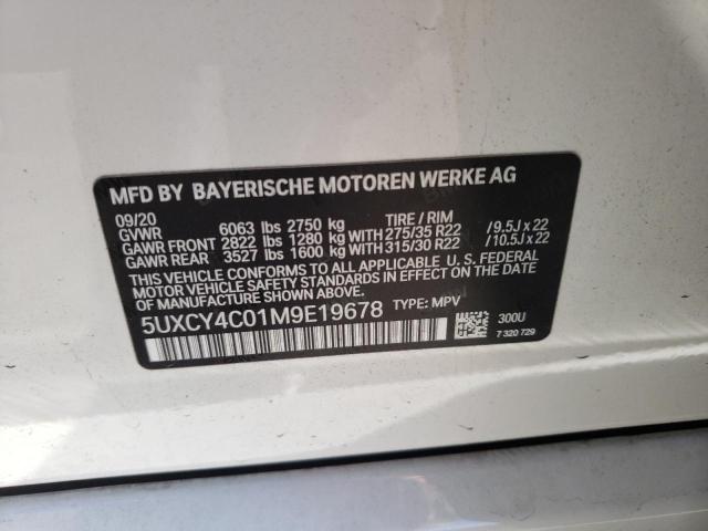2021 BMW X6 SDRIVE 5UXCY4C01M9E19678