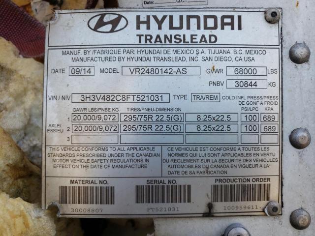 2015 HYUNDAI TRAILER 3H3V482C8FT521031