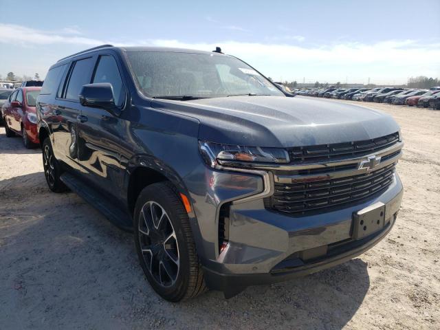 Salvage cars for sale at Houston, TX auction: 2021 Chevrolet Suburban K
