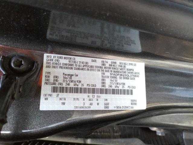 1FADP3K23GL375800 Ford Focus Se 2016. Фото: 9