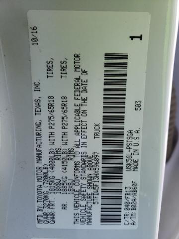 2017 TOYOTA TUNDRA CRE - 5TFDW5F13HX596897