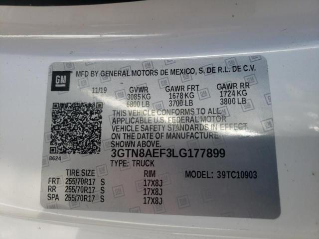 3GTN8AEF3LG177899 Gmc Sierra C15 2020. Фото: 9