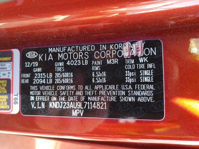 2020 KIA SOUL LX KNDJ23AU9L7114821