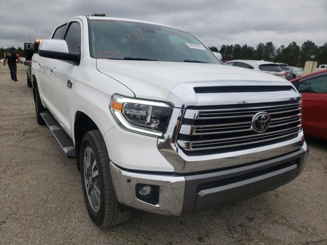 Salvage cars for sale from Copart Gaston, SC: 2020 Toyota Tundra CRE