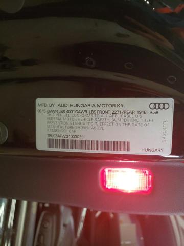 2016 AUDI TT TRUC5AFV2G1003029