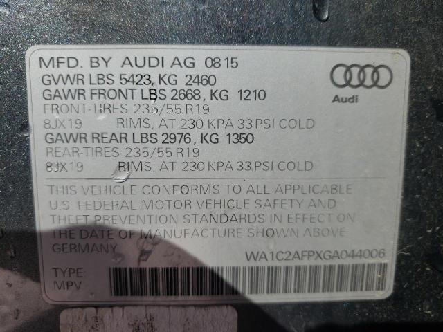 2016 AUDI Q5 PREMIUM - WA1C2AFPXGA044006