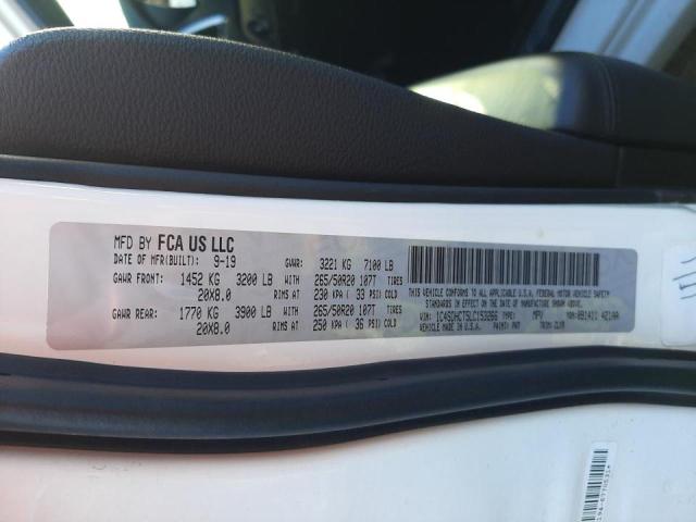 2020 DODGE DURANGO R/ 1C4SDHCT5LC153266