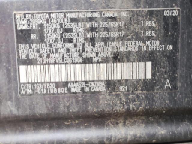 2020 TOYOTA RAV4 LE - 2T3H1RFV5LC061966