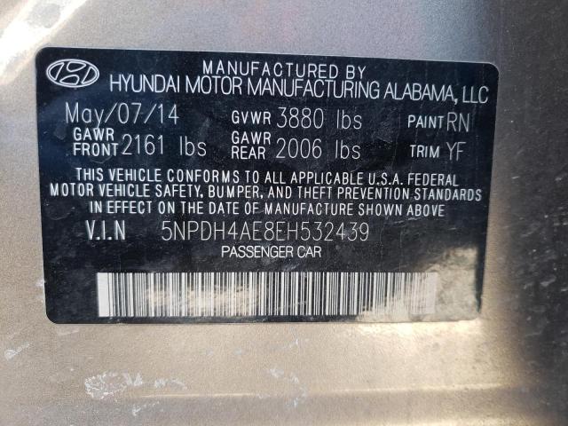2014 HYUNDAI ELANTRA SE - 5NPDH4AE8EH532439