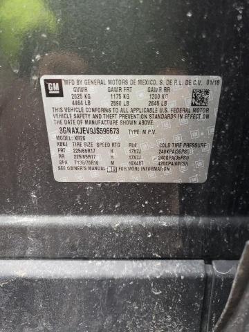 2018 CHEVROLET EQUINOX LT 3GNAXJEV9JS596673