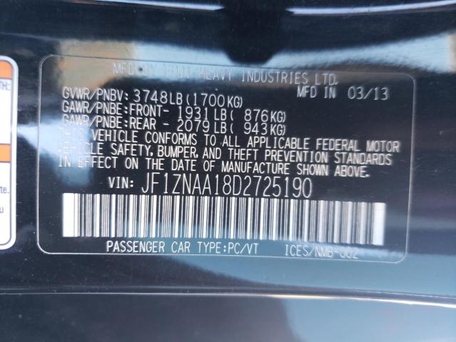 JF1ZNAA18D2725190 Toyota Scion Fr-S 2013. Фото: 9