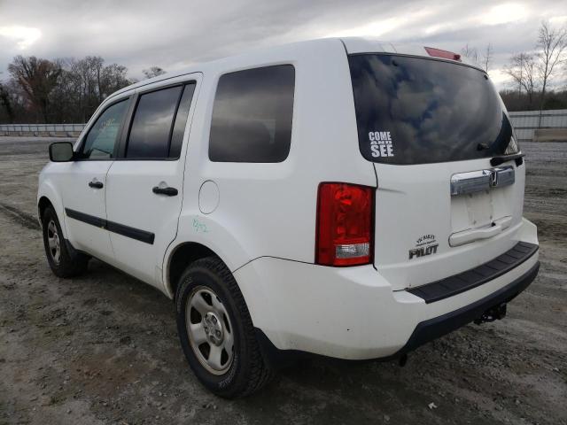 2010 HONDA PILOT LX - 5FNYF3H27AB016529