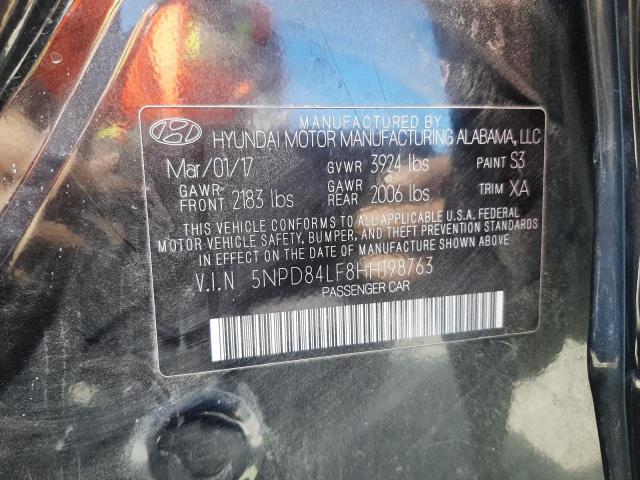 5NPD84LF8HH198763 Hyundai Elantra Se 2017. Фото: 9
