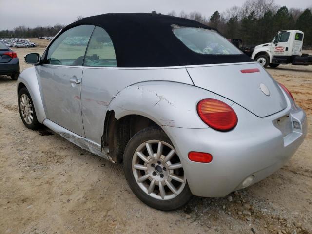 VOLKSWAGEN BEETLE 2005 SILVER Photo 3