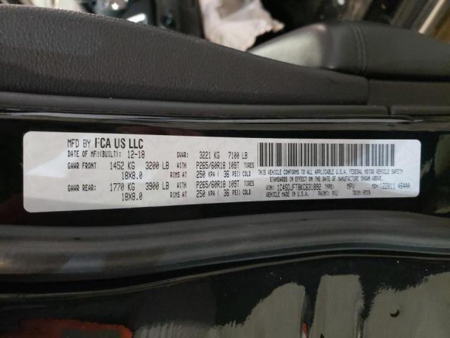 2019 DODGE DURANGO SS 1C4SDJFT8KC631892