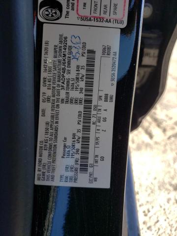 2019 FORD FIESTA SE - 3FADP4BJ6KM149206