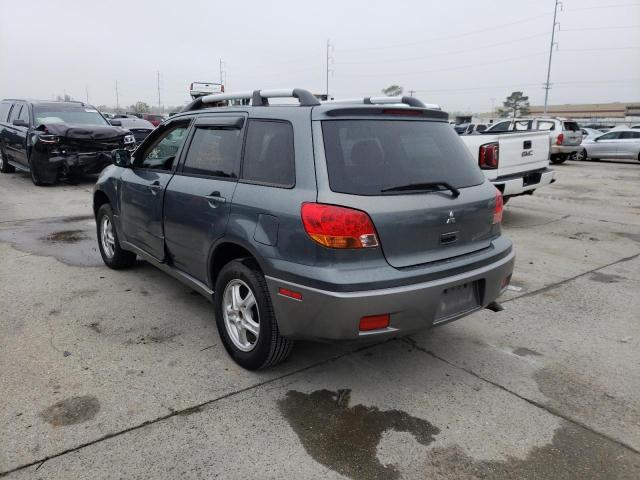 MITSUBISHI OUTLANDER 2004 BLUE Photo 3