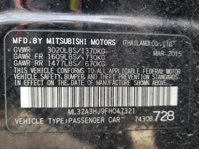 2015 MITSUBISHI MIRAGE DE ML32A3HJ9FH047321