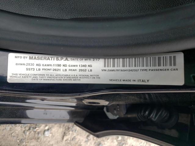 ZAM57RTA5H1242357 Maserati Ghibli S 2017. Фото: 9