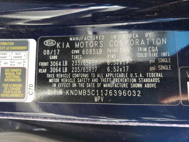 2018 KIA SEDONA - KNDMB5C11J6396032
