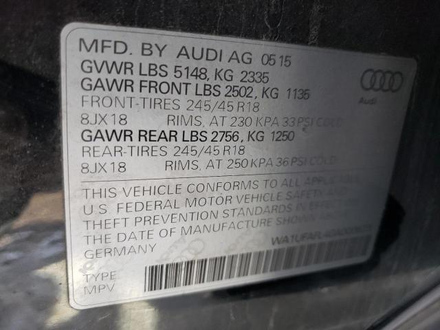 VIN WA1UFAFL4GA000623 2016 Audi A4, Premium Plus no.10