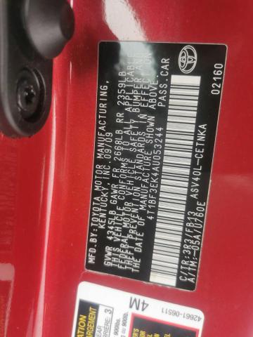 2010 TOYOTA CAMRY BASE - 4T1BF3EK4AU053244