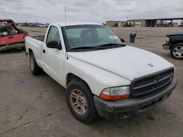 Salvage cars for sale from Copart Wilmer, TX: 2002 Dodge Dakota Base