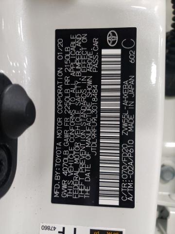 2020 TOYOTA PRIUS LE JTDL9RFU9L3018484