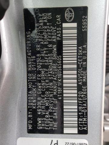2016 TOYOTA CAMRY LE - 4T1BF1FK1GU565605
