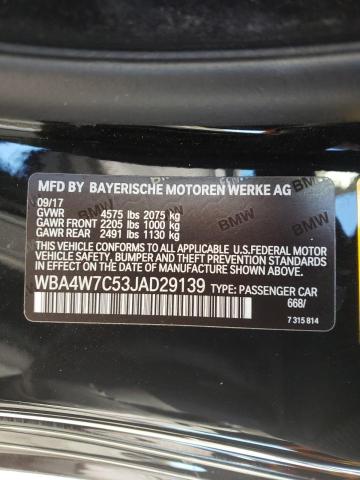 2018 BMW 440I WBA4W7C53JAD29139
