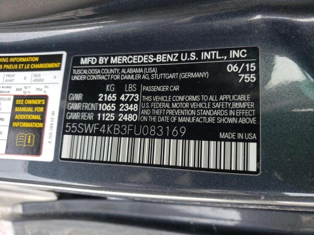 55SWF4KB3FU083169 Mercedes-Benz C 300 4Mat 2015. Фото: 9