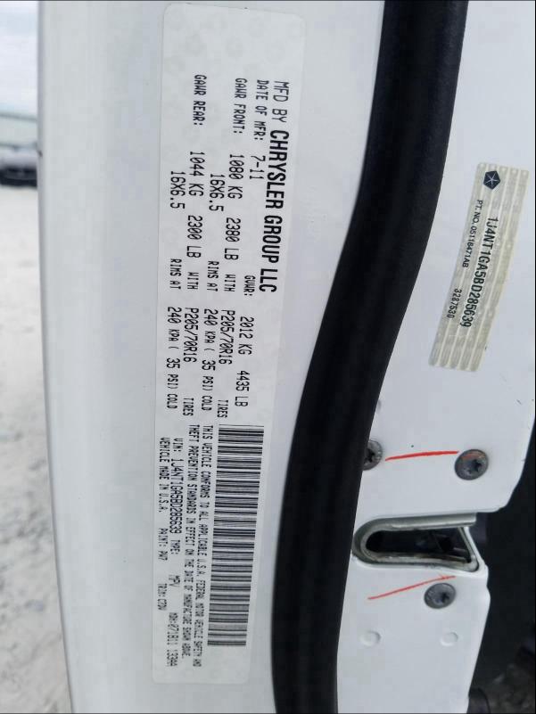 2011 JEEP PATRIOT SP 1J4NT1GA5BD285639