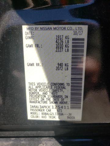 1N4AL3APXJC125411 Nissan Altima 2.5 2018. Фото: 9