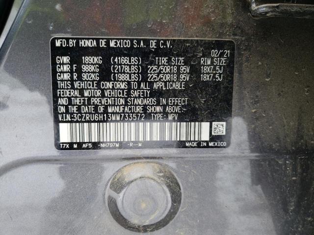 2021 HONDA HR-V SPORT 3CZRU6H13MM733572