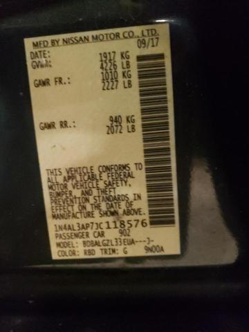 1N4AL3AP7JC118576 Nissan Altima 2.5 2018. Фото: 9