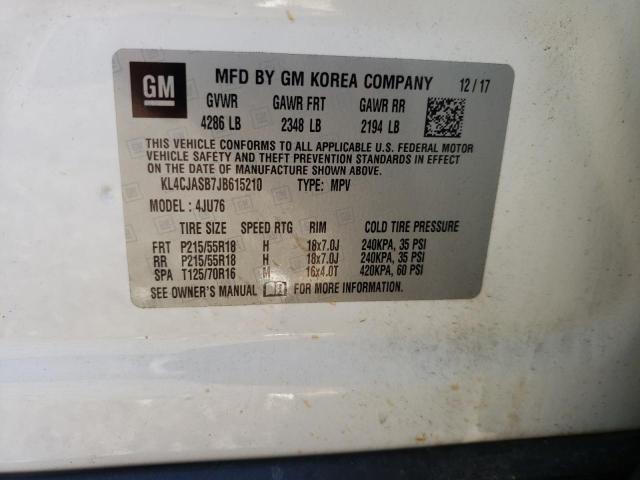 2018 BUICK ENCORE PRE KL4CJASB7JB615210