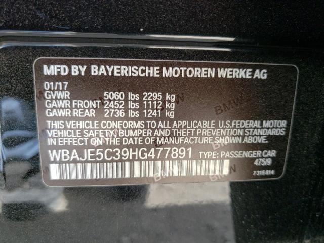 2017 BMW 540 I WBAJE5C39HG477891