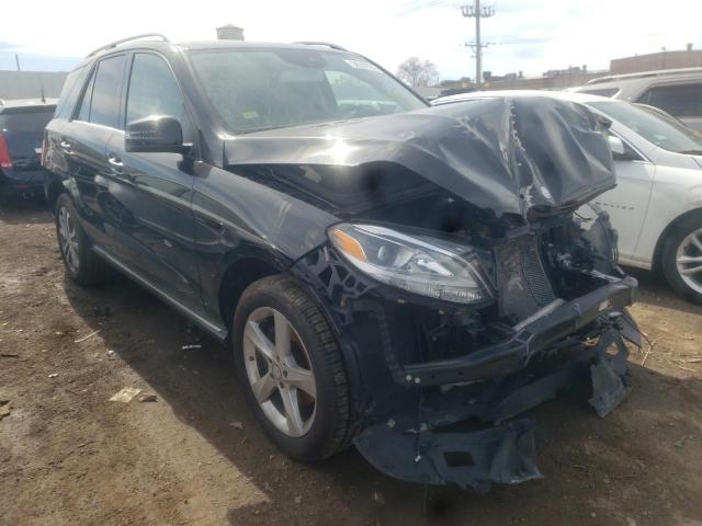 Salvage cars for sale at Chicago Heights, IL auction: 2016 Mercedes-Benz GLE 350 4M