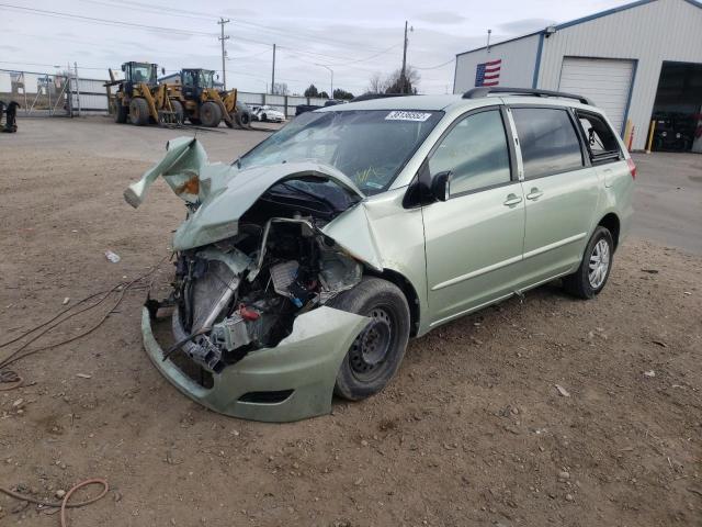 TOYOTA SIENNA CE 2008 green  gas 5TDZK23C48S142248 photo #3