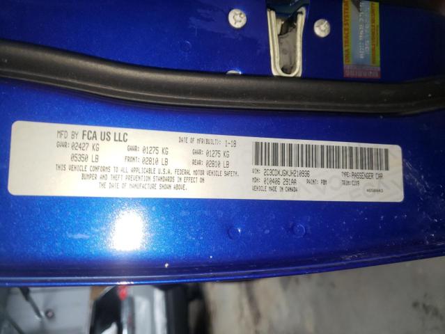 2018 DODGE CHARGER GT 2C3CDXJGXJH210936